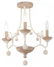  2662-717 - Colonial Charm - 3 Light Semi Flush