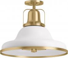 Kohler Lighting 32294-SF03-WGL - HAUKSBEE™ 3 LIGHT SEMI FLUSH MOUNT