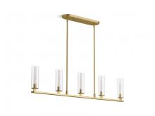  35877-CH05-2GL - Crue 45 in. Linear Chandelier