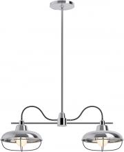 Kohler Lighting 23660-CH02-CPL - MODERN FARM 2 LIGHT LINEAR CHANDELIER