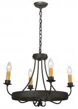  112632 - 25"W Franciscan 4 LT Chandelier