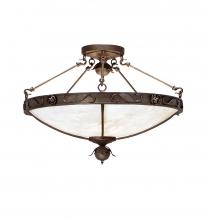  116149 - 30" Wide Arabesque Semi-Flushmount