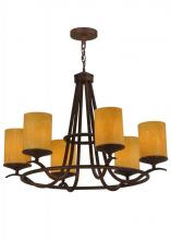  116258 - 36" Wide Octavia 6 LT Chandelier