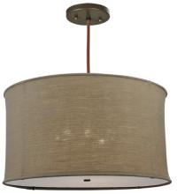  116323 - 36.5"W Cilindro Textrene Pendant