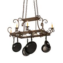  120275 - 50"L Caiden 6 LT Pot Rack