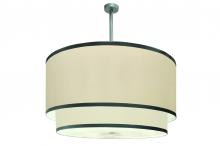  121321 - 72"W Cilindro 2 Tier Textrene Pendant