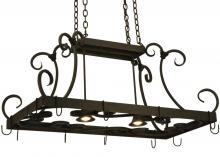  134575 - 43" Long Caiden 2 Light Pot Rack