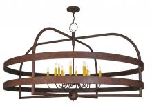  142301 - 60"W Aldari 12 LT Chandelier