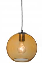  144333 - 8"W Bola Amber Mini Pendant