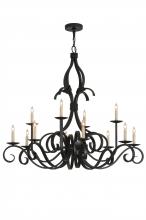  146034 - 48" Wide Cypress 12 Light Chandelier