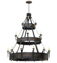  147097 - 72"W Costello 21 LT Three Tier Chandelier