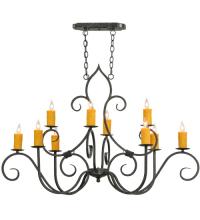  149373 - 48"L Clifton 10 LT Oblong Chandelier