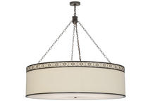  152581 - 54"W Cilindro Circle X Textrene Pendant