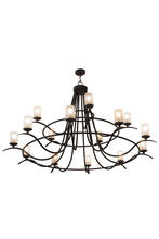  154234 - 78"W Octavia 15 LT Chandelier