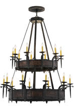  154400 - 48" Wide Costello 20 Light Two Tier Chandelier