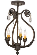  157893 - 12"W Antonia 3 LT Chandelier