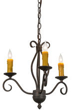  164383 - 18"W Sienna 3 LT Chandelier