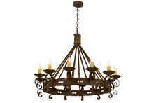  164661 - 48" Wide Goulaine Corde 12 Light Chandelier