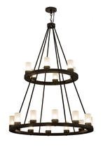  174738 - 42"W Loxley 18 LT Two Tier Chandelier