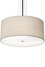  180894 - 36"W Cilindro White Textrene Pendant