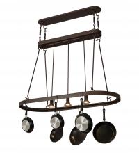  181921 - 55" Long Harmony 3 Light Pot Rack