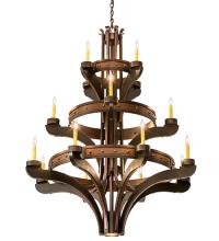  183606 - 48"W Castilla 16 LT Three Tier Chandelier