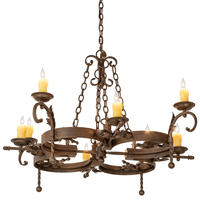  199184 - 42" Wide Andorra 8 Light Chandelier