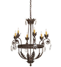  204681 - 26" Wide Antonia 6 Light Chandelier