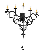  216227 - 36" Wide Fleur de Lys 5 Light Wall Sconce