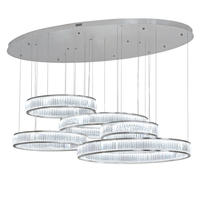  222266 - 86" Long Beckam 5 Light Cascading Pendant