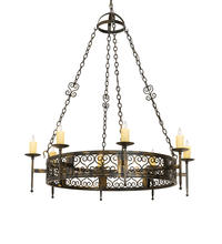  222724 - 48" Wide Toscano 8 Light Chandelier