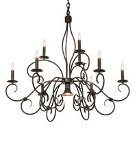  224136 - 40" Wide Grace 10 Light Two Tier Chandelier