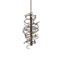  240052 - 21" Wide Cyclone 12 Light Chandelier