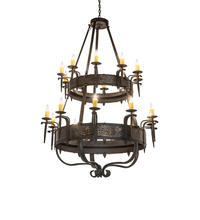  243889 - 48" Wide Costello 20 Light Two Tier Chandelier