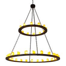  29222 - 72"W Loxley 36 LT Two Tier Chandelier