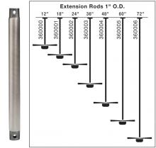  360000SBK - Fan Down Rod 12 Inch