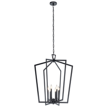  43495BK - Large Foyer Pendant 6Lt