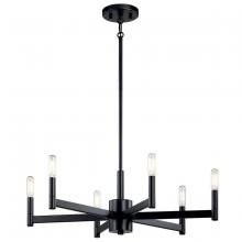  43859BK - Chandelier 6Lt