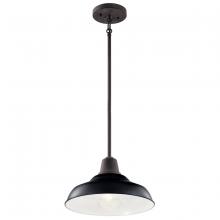  49992BK - Outdoor Pendant/Semi Flush 1Lt