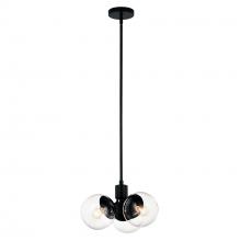  52700BKCLR - Chandelier Convertible 3Lt