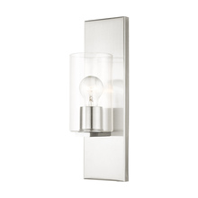  16551-91 - 1 Lt Brushed Nickel Wall Sconce