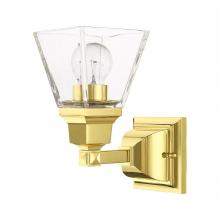  17171-02 - 1 Lt Polished Brass Wall Sconce