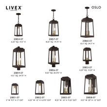  20854-07 - 1 Lt Bronze Outdoor Pendant Lantern