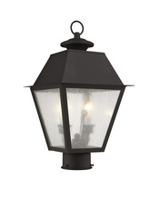  2166-07 - 2 Light Bronze Outdoor Post Lantern