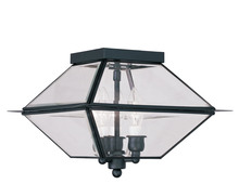  2185-04 - 3 Light Black Outdoor Ceiling Mount