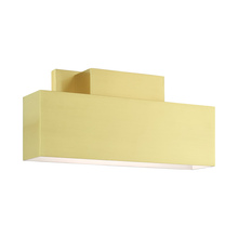  22424-12 - 2 Lt Satin Brass Outdoor ADA Wall Sconce