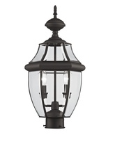  2254-07 - 2 Light Bronze Outdoor Post Lantern