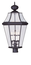  2368-07 - 4 Light Bronze Outdoor Post Lantern