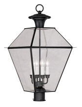  2388-04 - 4 Light Black Outdoor Post Lantern