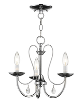  40863-05 - 3 Light Polished Chrome Chandelier